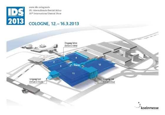 ids 2013 koeln messe hall plan