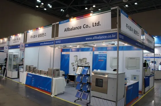 Allbalance booth at KoreaLab 2014