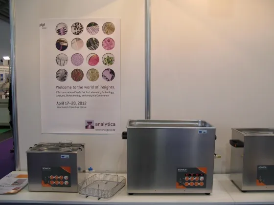 bagni ultrasuoni sonica analytica 2012 germany