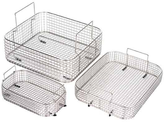 3 Pezzi Cestelli Pulitori Ad Ultrasuoni | Per Gioielli E Orologi | Maglia Fine | Acciaio Inox 304