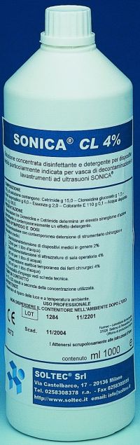 Detergente disinfettante Sonica CL 4%
