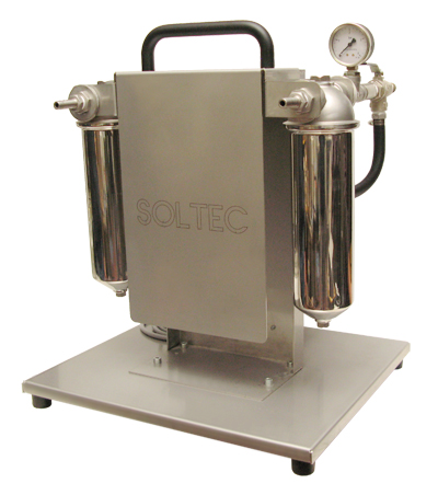 unità di filtraggio SONICA per i detergenti usati nelle lavatrici ad ultrasuoni