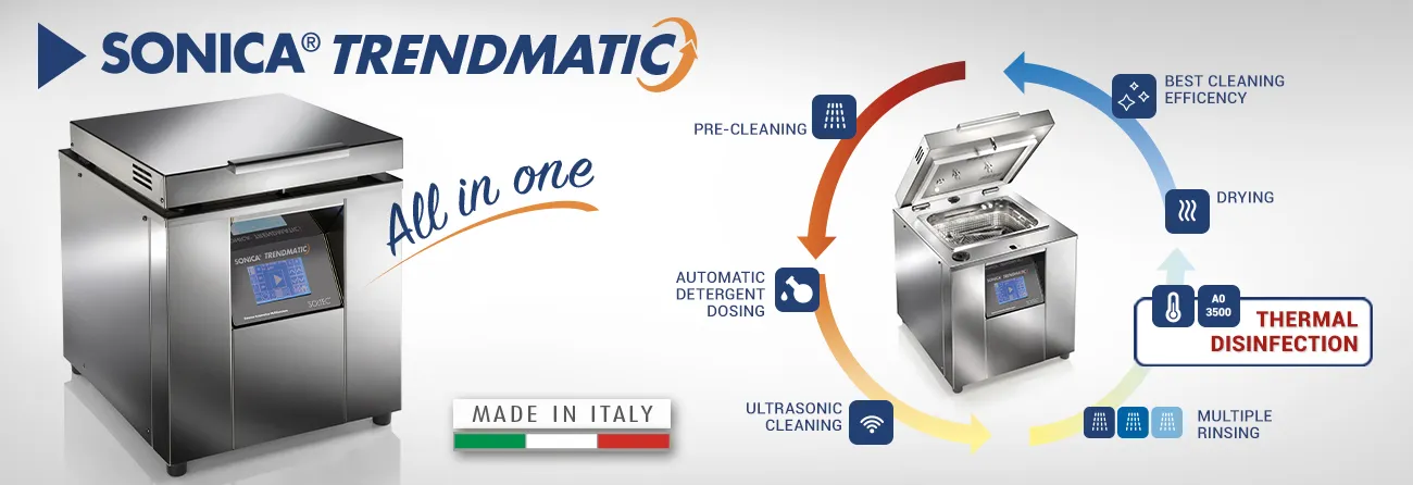 TRENDMATIC automatic ultrasonic cleaning system