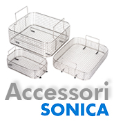 Accessori originali SONICA per utilizzo con lavatrici ad ultrasuoni