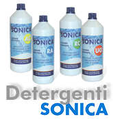 Linea completa detergenti e disinfettanti SONICA®